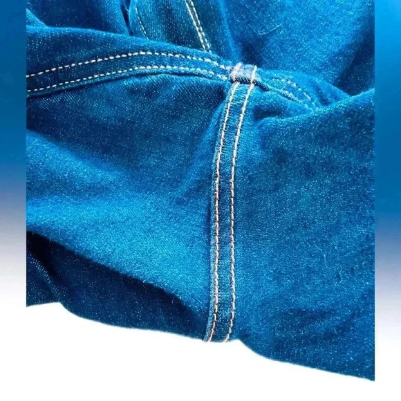 Old Navy High-Rise Super Skinny Ankle Jeans, Size 24, Deep Rinse - Picture 6 of 10